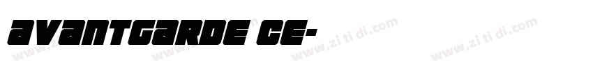 avantgarde ce字体转换